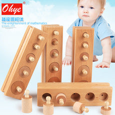 Children's Artificial Wooden Playhouse Hamburger Fries Sandwich Set Column Matching Educational Food Cutting and Assembling Toy