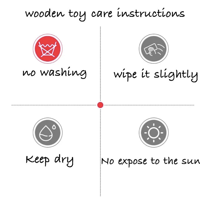 Montessori Wooden Cleaning Set Toy Broom Mop Set Little Boy Girl Simulated Children's Cleaning Tool Exercise Self-care Ability