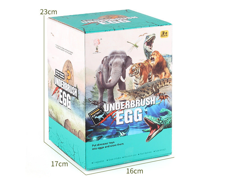 submarine marine life model jurassic dinosaur world simulation animal model blind box egg ornaments suit