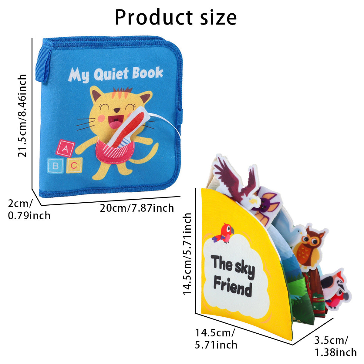 Cross-Border Popular Infant Cloth Book for Early Education 0-1 Years Old Baby Rattling Paper Tear Book Can Be Chewed to Enlighten 3-6 Months Puzzle