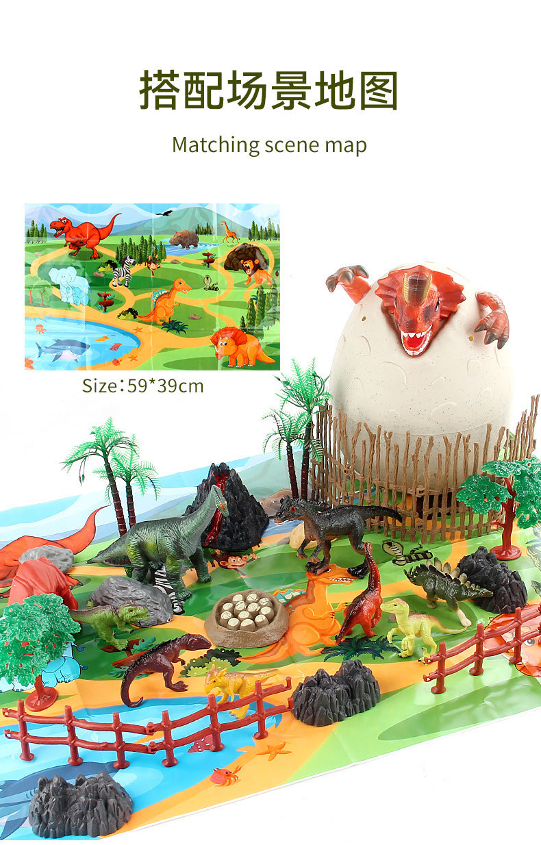 submarine marine life model jurassic dinosaur world simulation animal model blind box egg ornaments suit