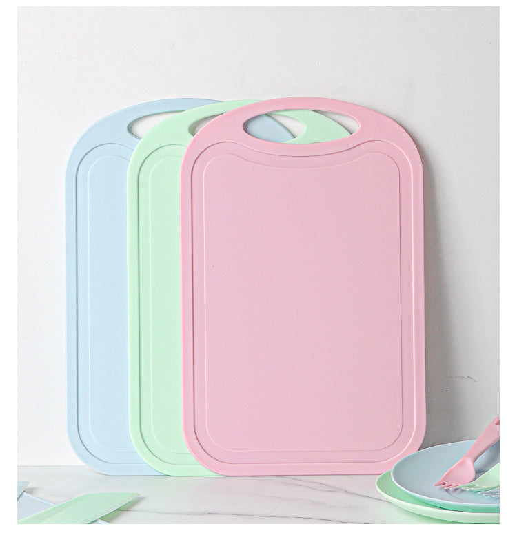 Children's Safety Knife Chopping Board suit Kindergarten Early Education Tableware Plastic Teaching Melons and Fruits Cake Knife Cutting Vegetables Does Not Hurt Hands