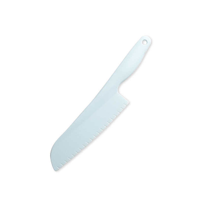 Children's Safety Knife Chopping Board suit Kindergarten Early Education Tableware Plastic Teaching Melons and Fruits Cake Knife Cutting Vegetables Does Not Hurt Hands