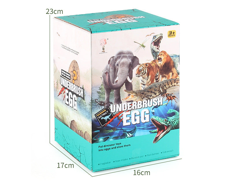 submarine marine life model jurassic dinosaur world simulation animal model blind box egg ornaments suit
