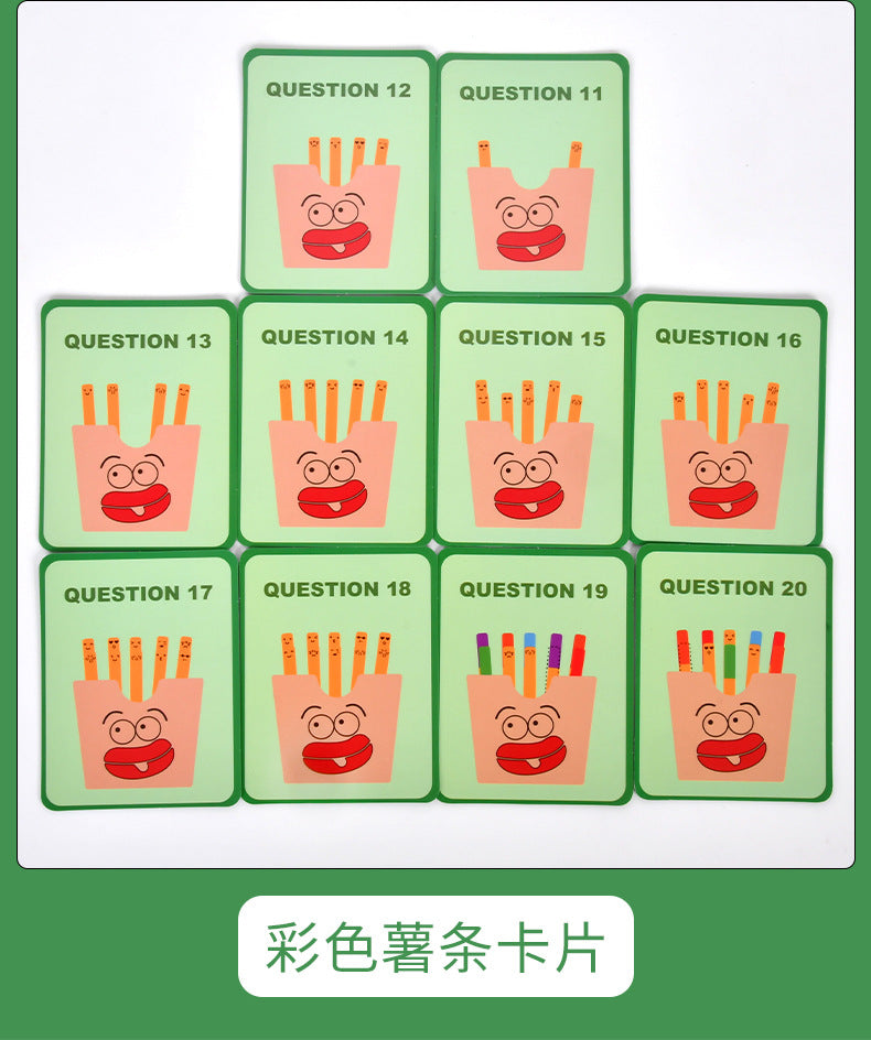 Children's Artificial Wooden Playhouse Hamburger Fries Sandwich Set Column Matching Educational Food Cutting and Assembling Toy