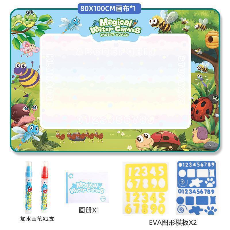 Cross-border Magic Water Painting Cloth Toy Clear Water Painting Sketchpad Magic Color Graffiti Blanket Water Painting Children's Toy