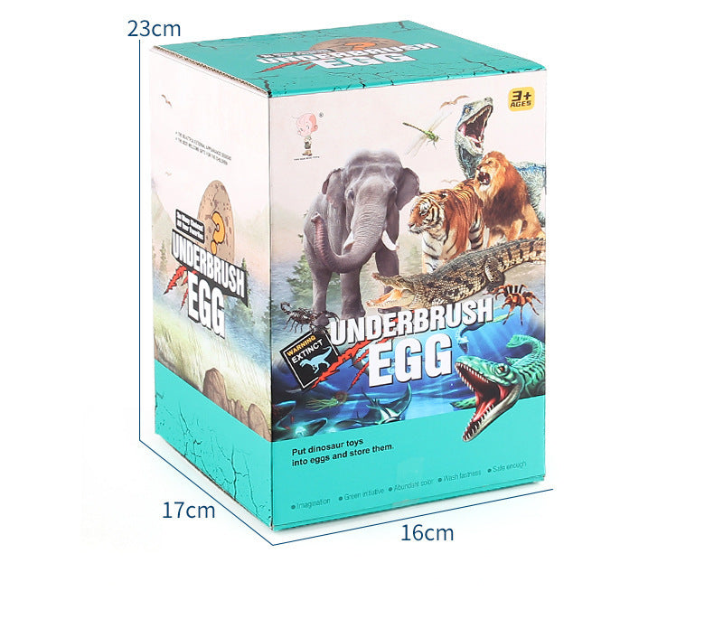 submarine marine life model jurassic dinosaur world simulation animal model blind box egg ornaments suit