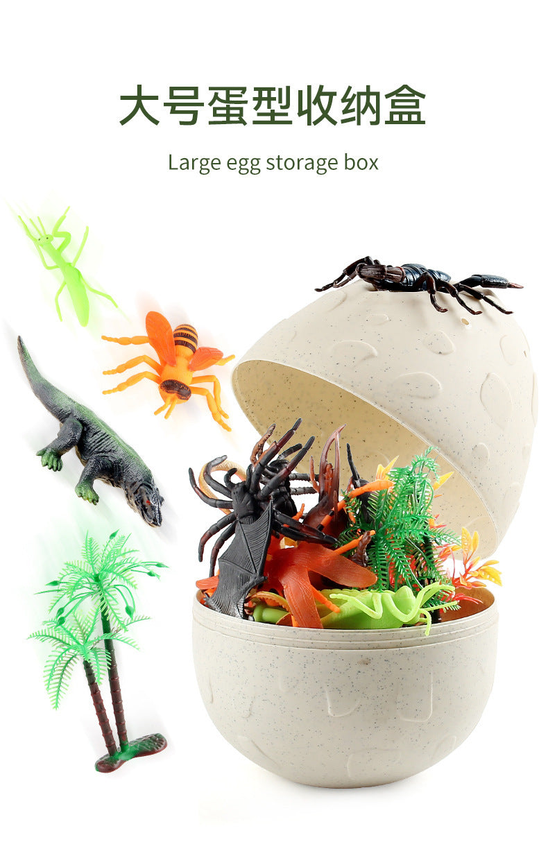 submarine marine life model jurassic dinosaur world simulation animal model blind box egg ornaments suit
