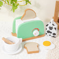 Young children's simulation bread machine play house blender toy coffee machine model wooden baby juicer mold