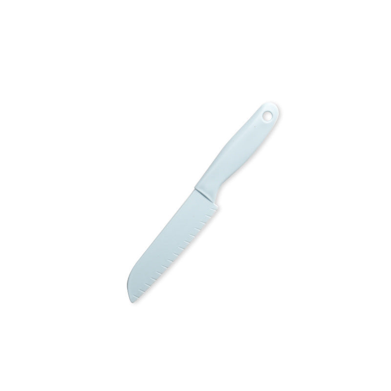 Children's Safety Knife Chopping Board suit Kindergarten Early Education Tableware Plastic Teaching Melons and Fruits Cake Knife Cutting Vegetables Does Not Hurt Hands