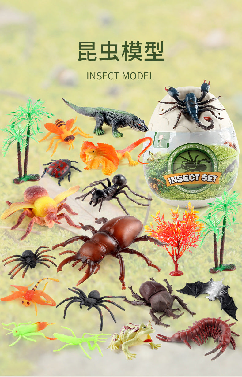 submarine marine life model jurassic dinosaur world simulation animal model blind box egg ornaments suit