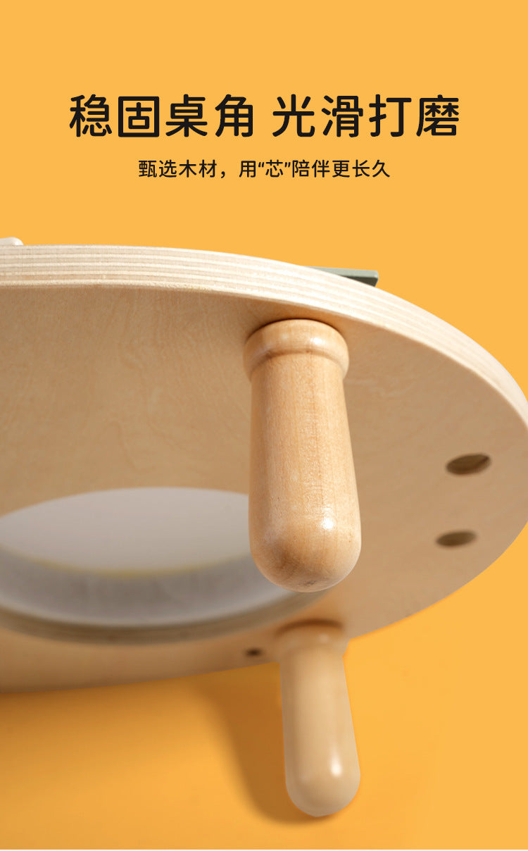 Cross-Border Wooden Orff Children's Educational Music Toys Musical Instruments Percussion Drumming Baby Hand Drum Gift Wholesale