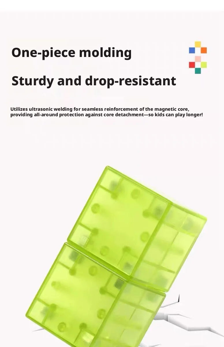 2026 NEW Magnetic Cube Tile Children's Toys, Magnetic Modeling Building Toys For Toddlers, Preschool Learning, Sensory Stem Toys
