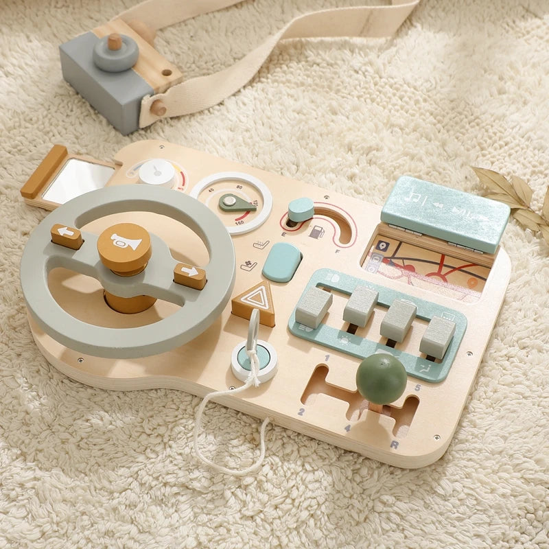 Montessori Toys Baby Wooden Bouncing Color Recognition Toy Training Children Colour Perception Coordination Toy Baby Block Gifts