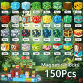 Magnetic Building Block Creative Bricks My Famous Scene World Architectural Set Kids DIY Model Toy Christmas Gifts for Children