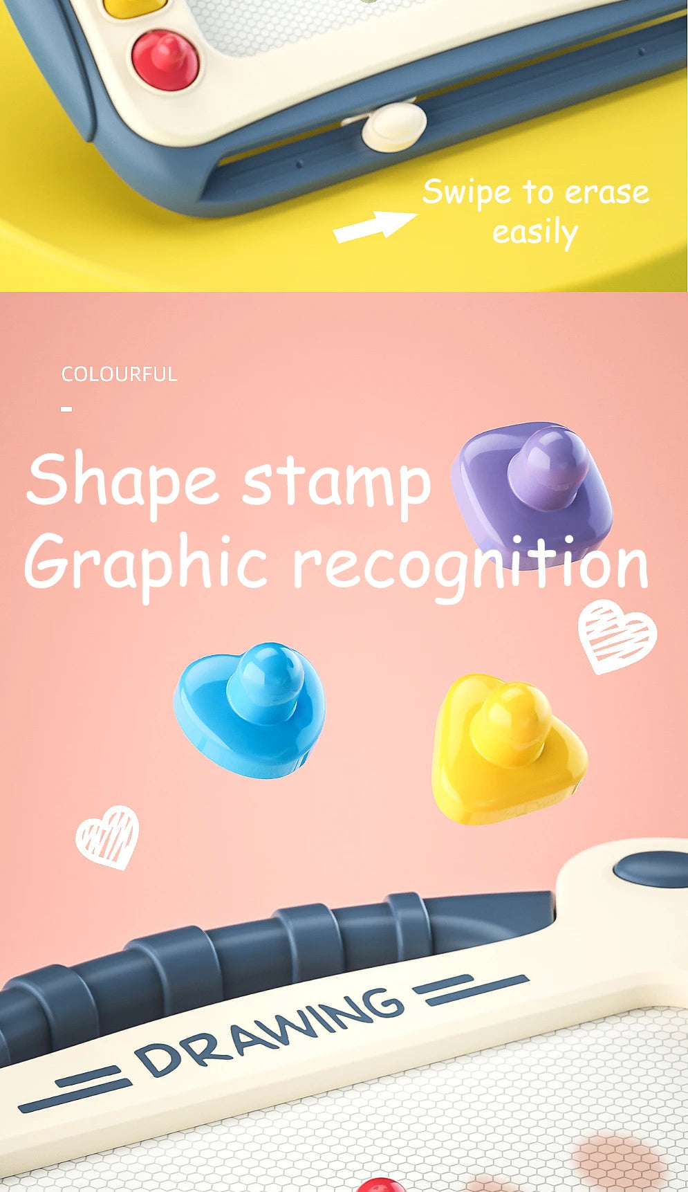 Children Magnetic Drawing Board WordPad Baby Color Graffiti Board  Art  Educational Drawing Toys Drawing Tool Gift For Kids Toy