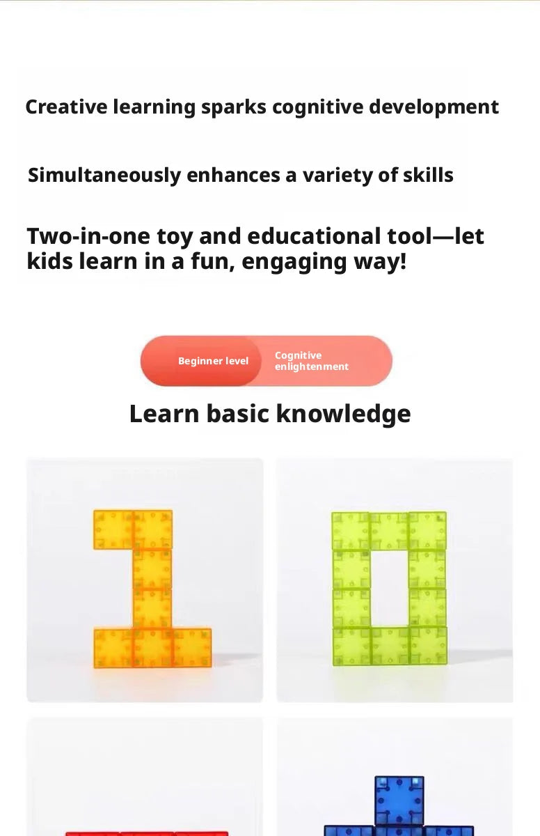 2026 NEW Magnetic Cube Tile Children's Toys, Magnetic Modeling Building Toys For Toddlers, Preschool Learning, Sensory Stem Toys