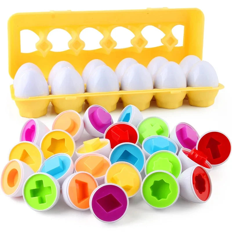 Montessori Games Baby Toy Smart Egg Shape Match Puzzle For Kids  Baby Development Toy Educational Toy For Children 1 2 3 4 Year