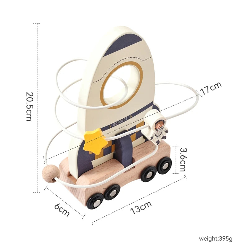Montessori Toys Baby Wooden Bouncing Color Recognition Toy Training Children Colour Perception Coordination Toy Baby Block Gifts