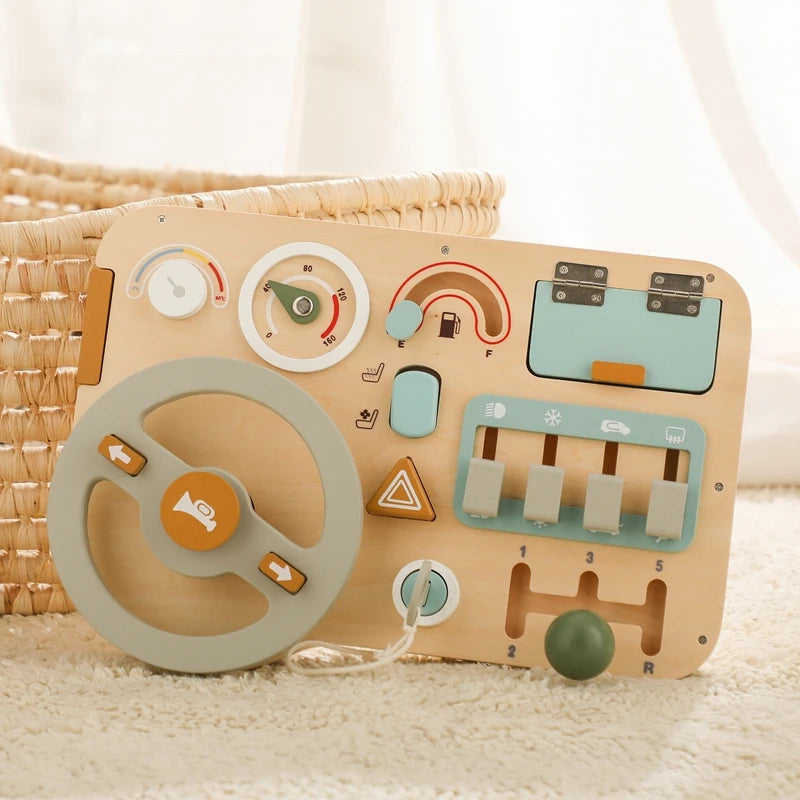 Montessori Toys Baby Wooden Bouncing Color Recognition Toy Training Children Colour Perception Coordination Toy Baby Block Gifts