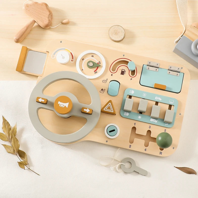 Montessori Toys Baby Wooden Bouncing Color Recognition Toy Training Children Colour Perception Coordination Toy Baby Block Gifts