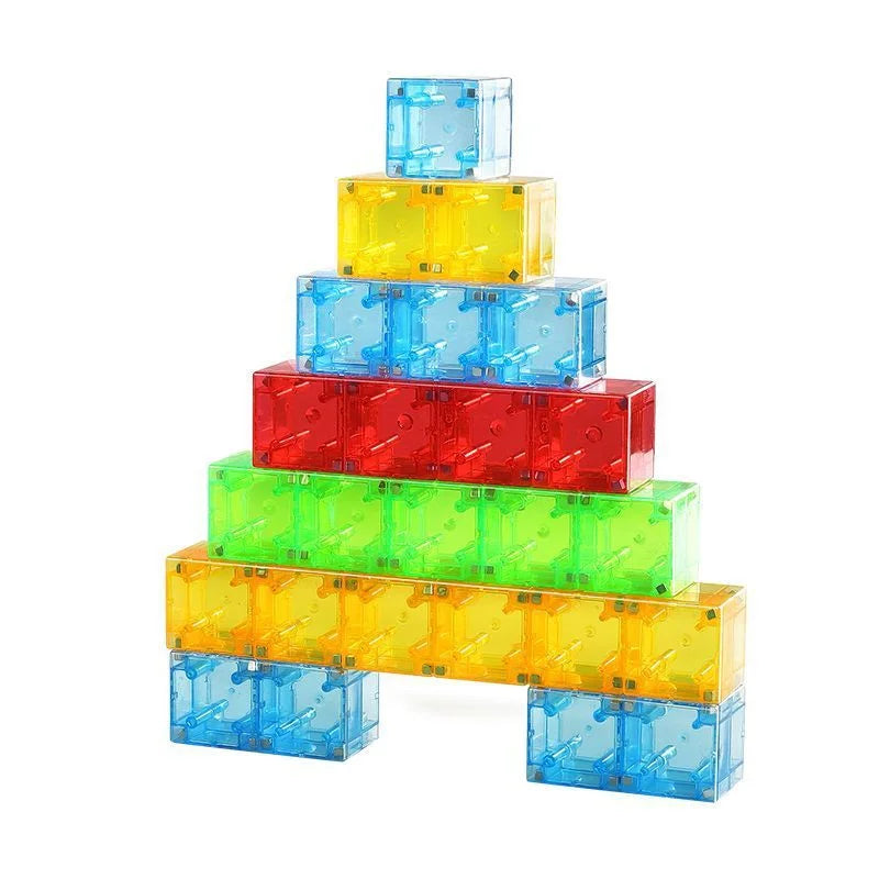 2026 NEW Magnetic Cube Tile Children's Toys, Magnetic Modeling Building Toys For Toddlers, Preschool Learning, Sensory Stem Toys