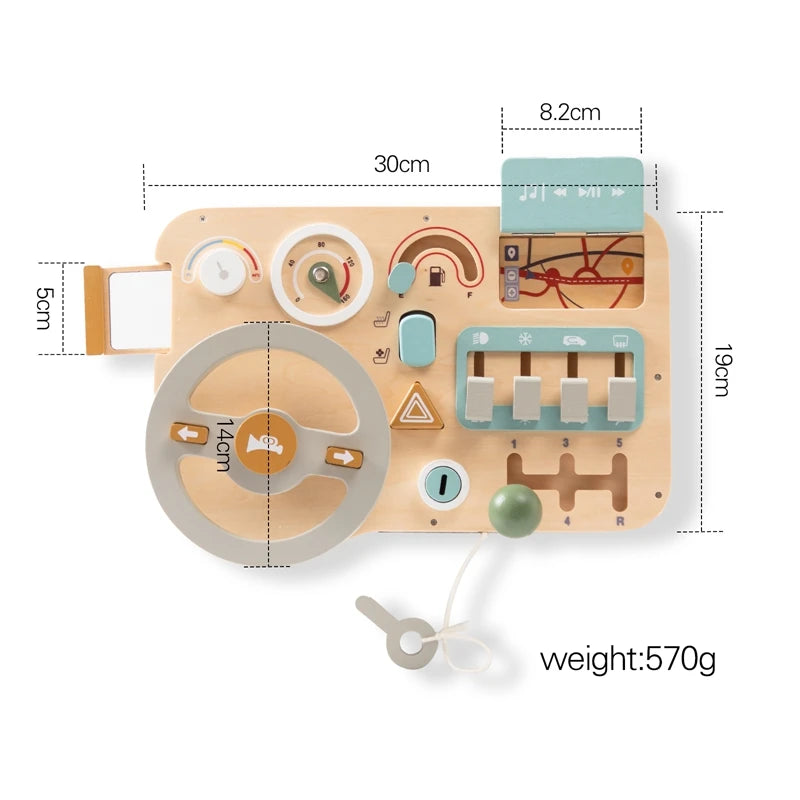 Montessori Toys Baby Wooden Bouncing Color Recognition Toy Training Children Colour Perception Coordination Toy Baby Block Gifts