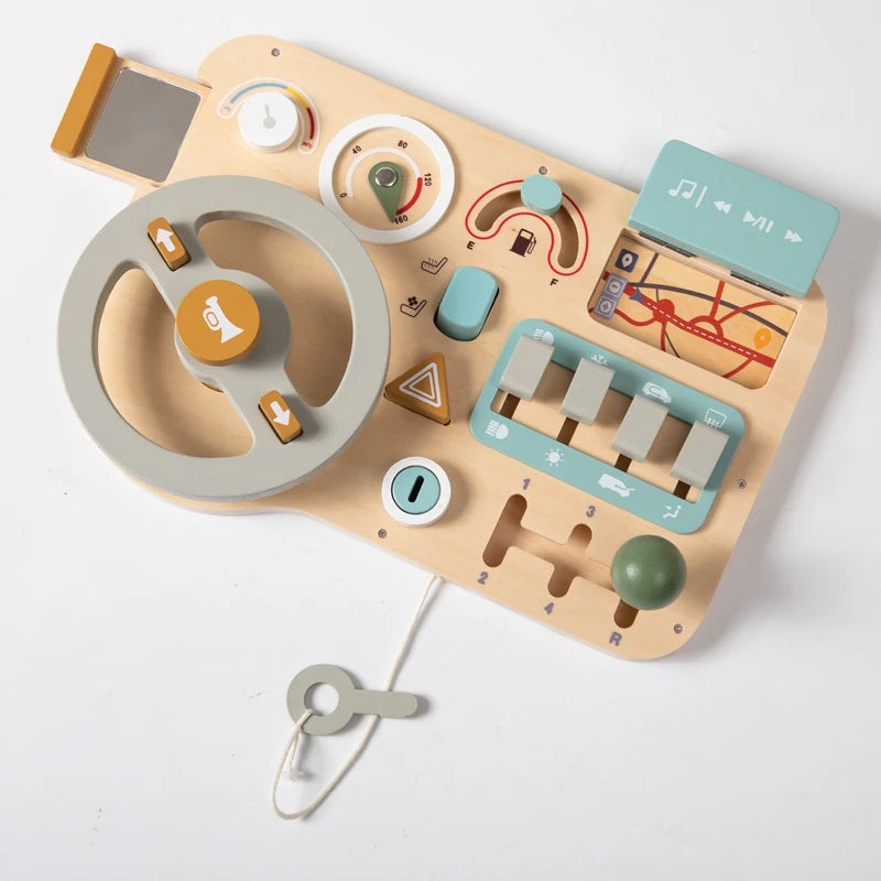 Montessori Toys Baby Wooden Bouncing Color Recognition Toy Training Children Colour Perception Coordination Toy Baby Block Gifts