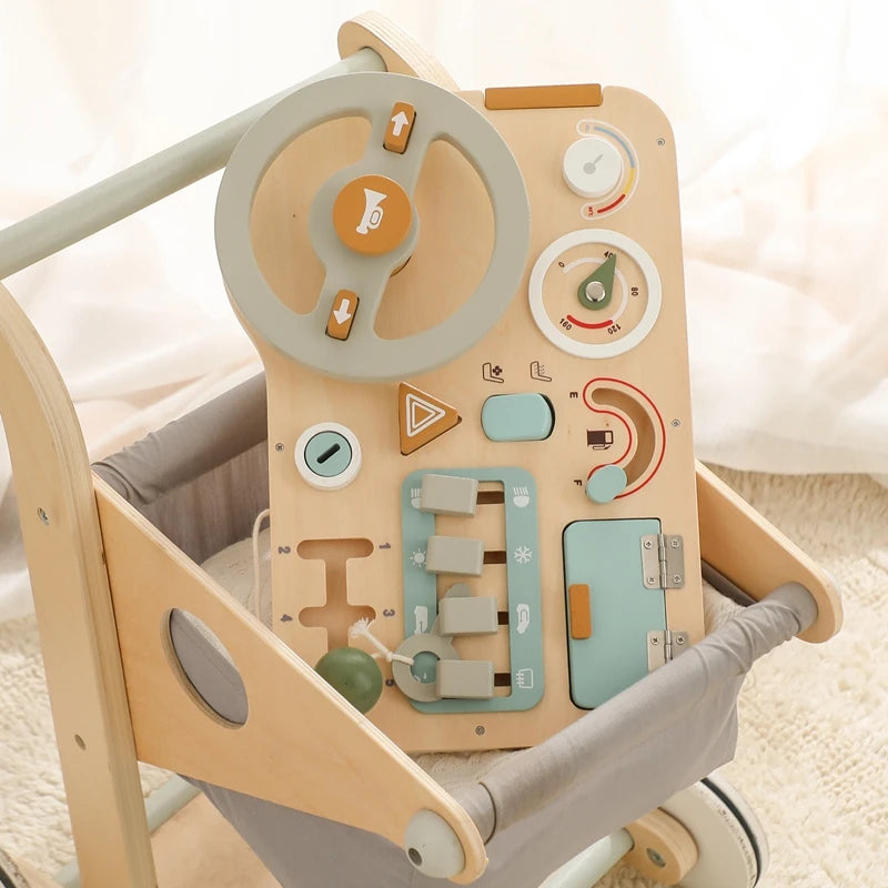 Montessori Toys Baby Wooden Bouncing Color Recognition Toy Training Children Colour Perception Coordination Toy Baby Block Gifts