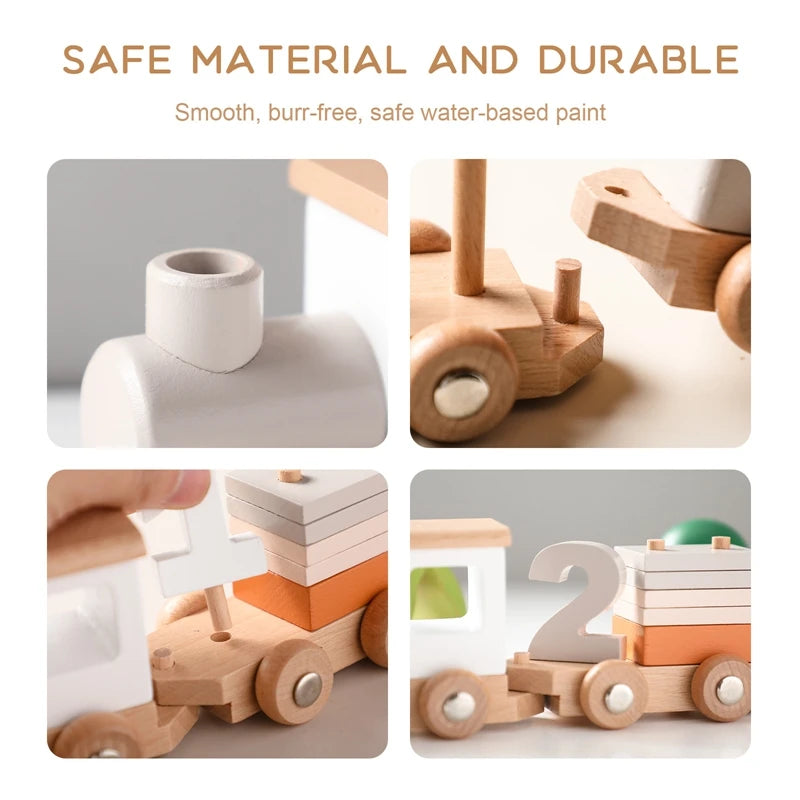 Montessori Toys Baby Wooden Bouncing Color Recognition Toy Training Children Colour Perception Coordination Toy Baby Block Gifts