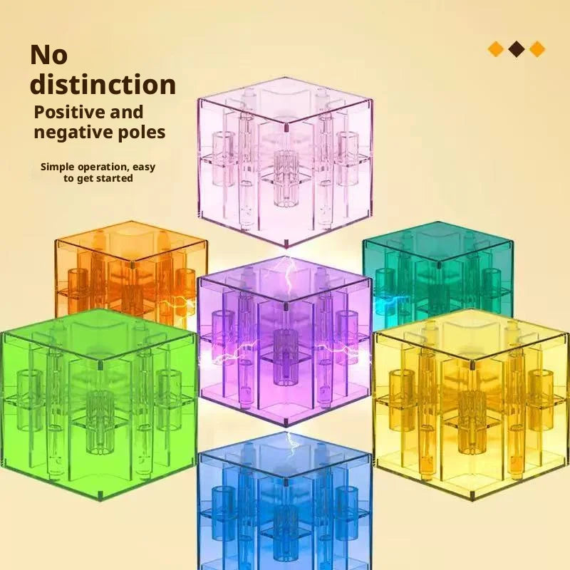 2026 NEW Magnetic Cube Tile Children's Toys, Magnetic Modeling Building Toys For Toddlers, Preschool Learning, Sensory Stem Toys