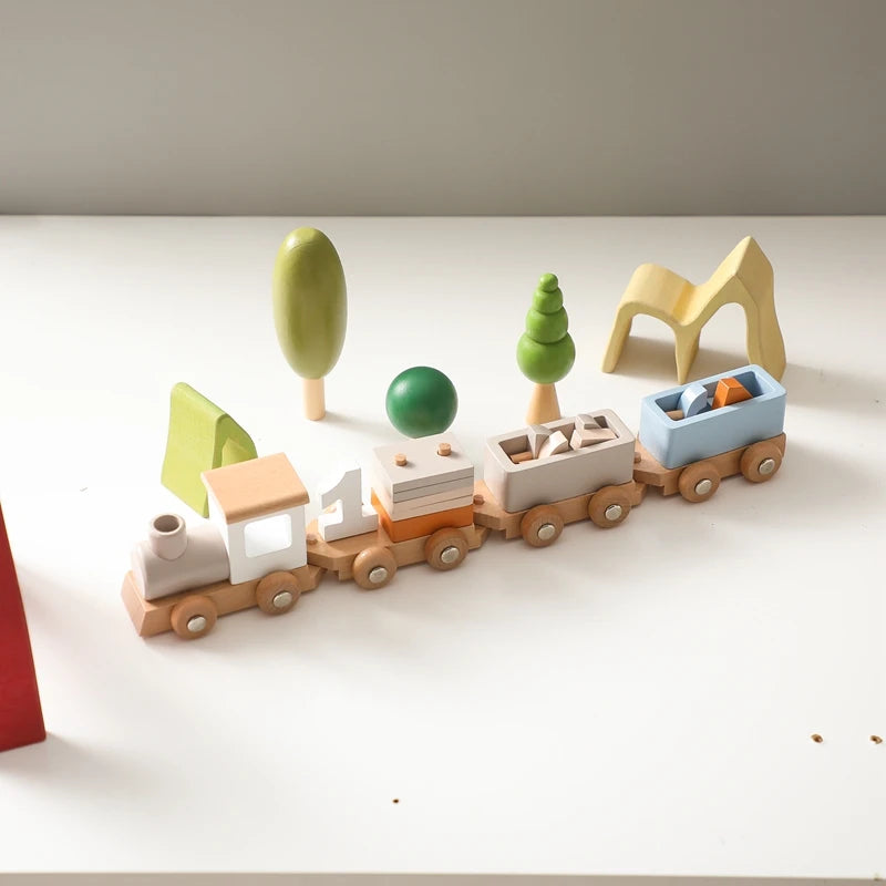 Montessori Toys Baby Wooden Bouncing Color Recognition Toy Training Children Colour Perception Coordination Toy Baby Block Gifts