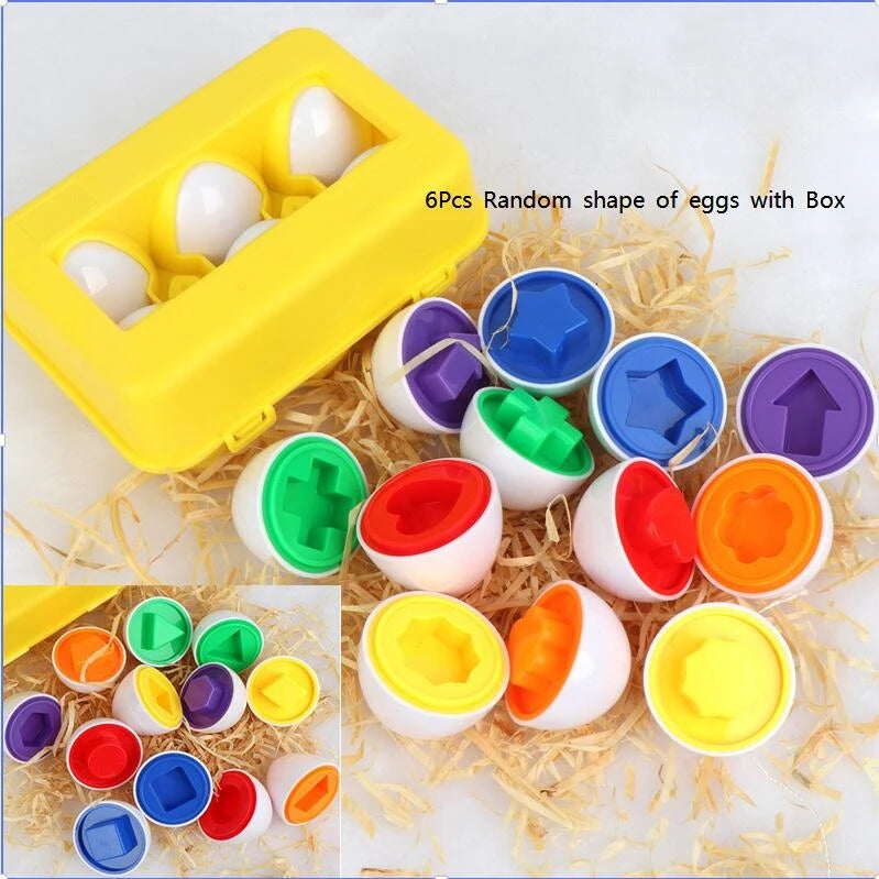 Montessori Games Baby Toy Smart Egg Shape Match Puzzle For Kids  Baby Development Toy Educational Toy For Children 1 2 3 4 Year