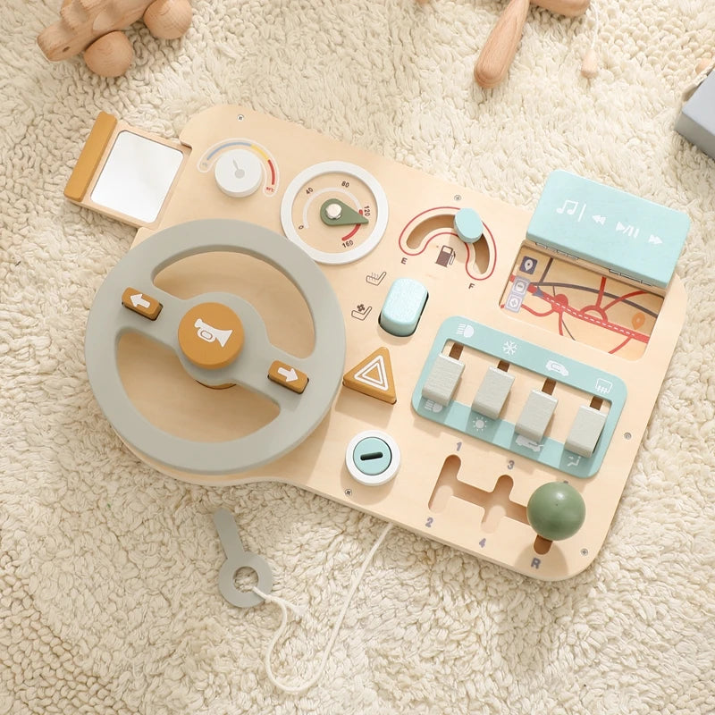 Montessori Toys Baby Wooden Bouncing Color Recognition Toy Training Children Colour Perception Coordination Toy Baby Block Gifts