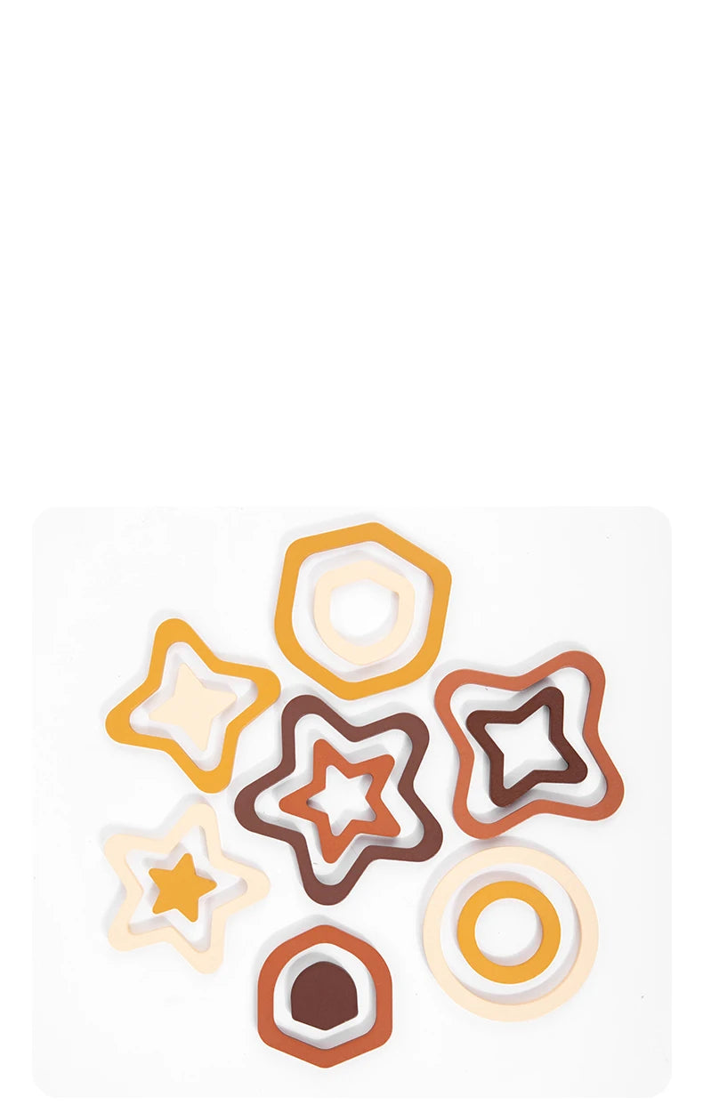 Educational Wooden Geometric Shapes Game Montessori Learning Math Jigsaw Puzzle Board for Kids Sorting Stacking Cognition Toys